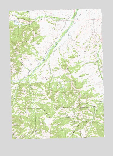 Noon Point, WY USGS Topographic Map