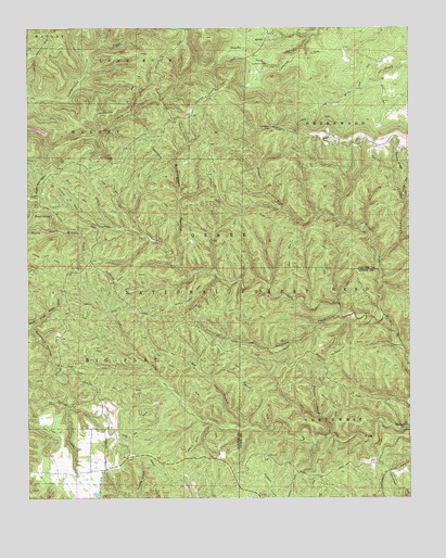 Norfork SE, AR USGS Topographic Map