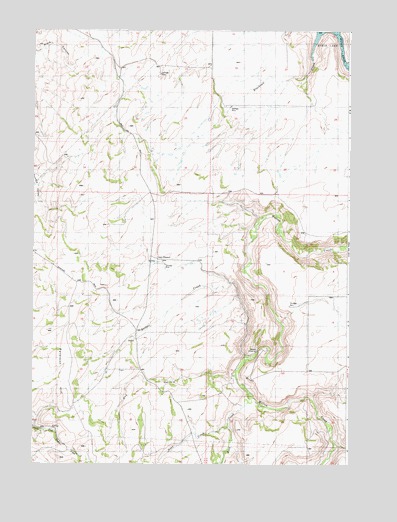 Ozone, ID USGS Topographic Map