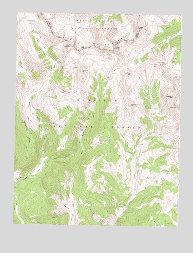 Pearl Pass, CO USGS Topographic Map
