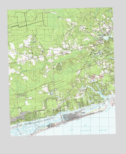 Shallotte, NC USGS Topographic Map