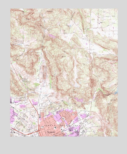 Valley Center, CA USGS Topographic Map
