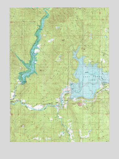 McLeod, OR USGS Topographic Map