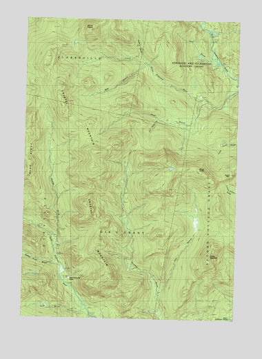 Mount Pisgah, NH USGS Topographic Map