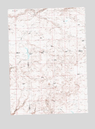 Thorn Creek Reservoir, ID USGS Topographic Map