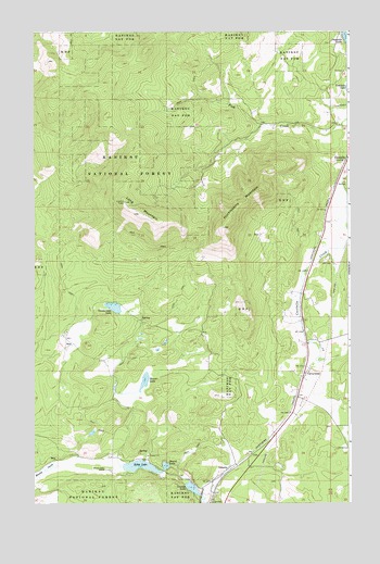 Careywood, ID USGS Topographic Map