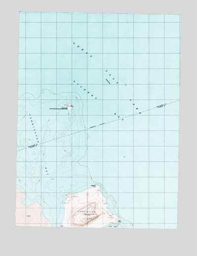 Carrington Island, UT USGS Topographic Map