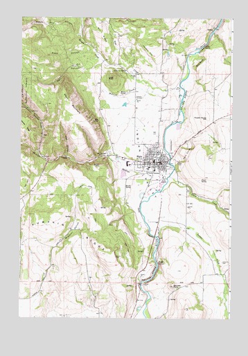 Elgin, OR USGS Topographic Map