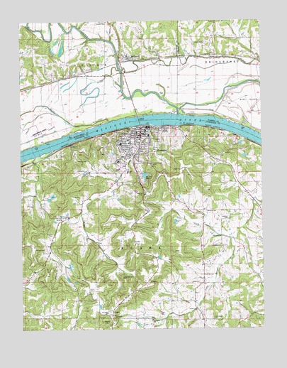 Hermann, MO USGS Topographic Map