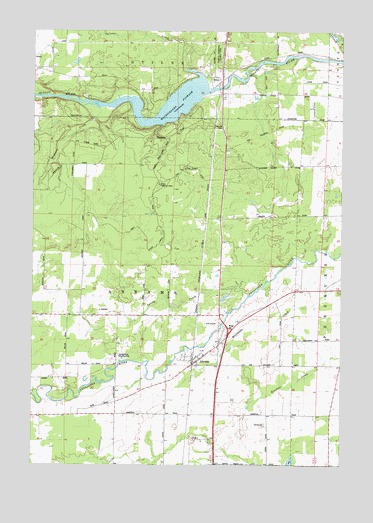 Abrams, WI USGS Topographic Map