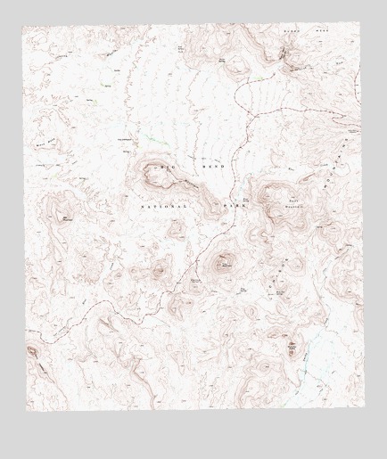 Cerro Castellan, TX USGS Topographic Map