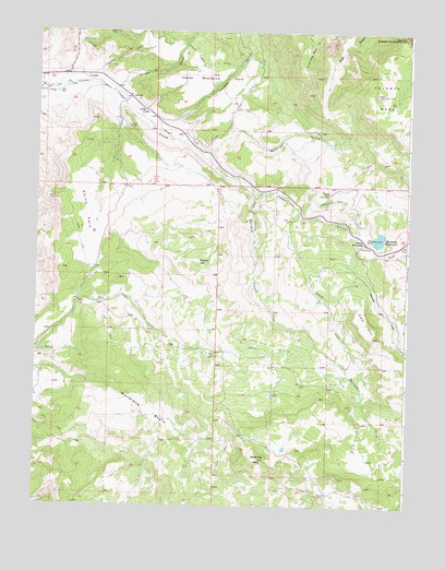 Cerro Summit, CO USGS Topographic Map