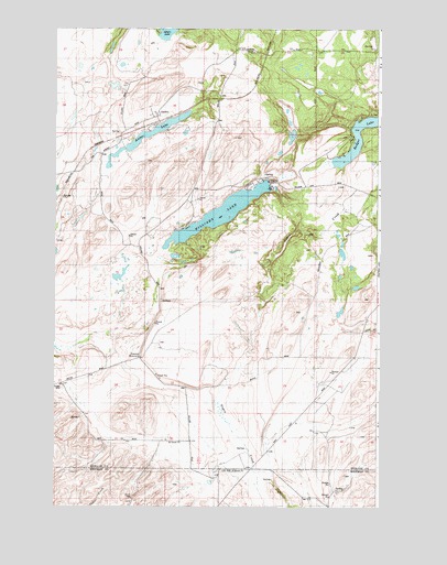 Amber, WA USGS Topographic Map