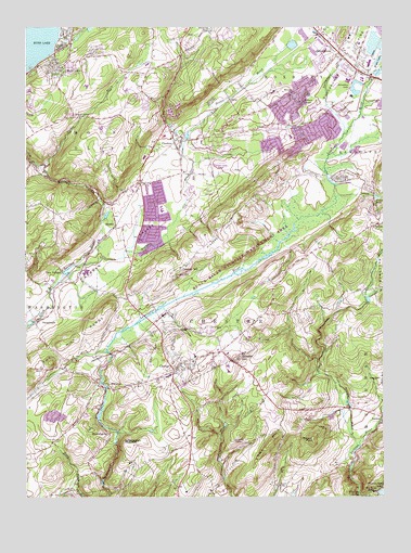 Chester, NJ USGS Topographic Map