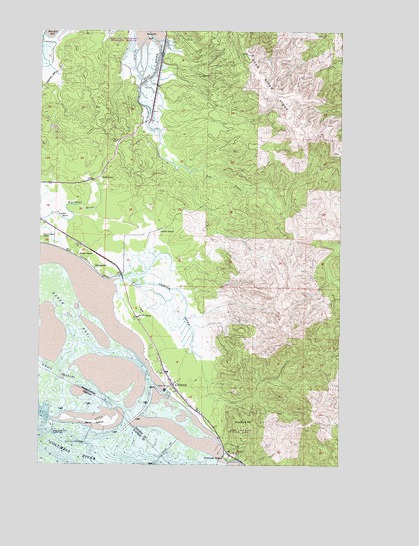Chinook, WA USGS Topographic Map
