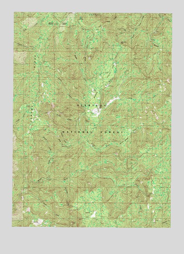 Chrome Ridge, OR USGS Topographic Map