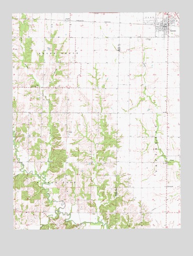 Clarence, MO USGS Topographic Map