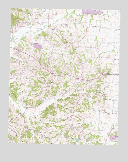 Clayton, TN USGS Topographic Map