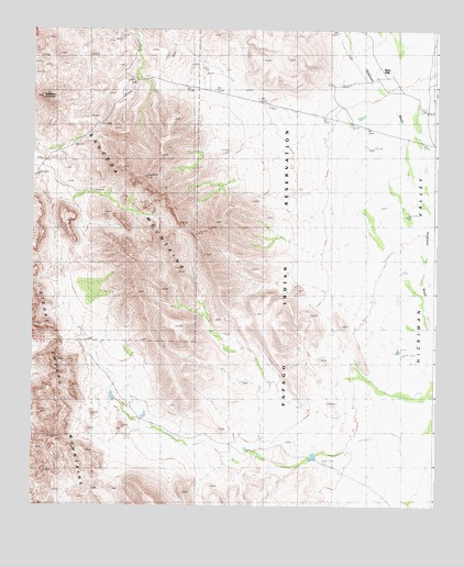 Coffeepot Mountain, AZ USGS Topographic Map