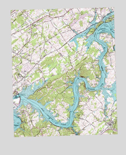 Concord, TN USGS Topographic Map