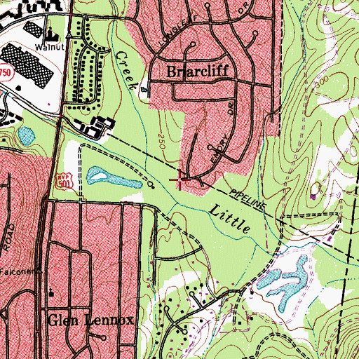 Topographic Map of Ridgefield Park, NC