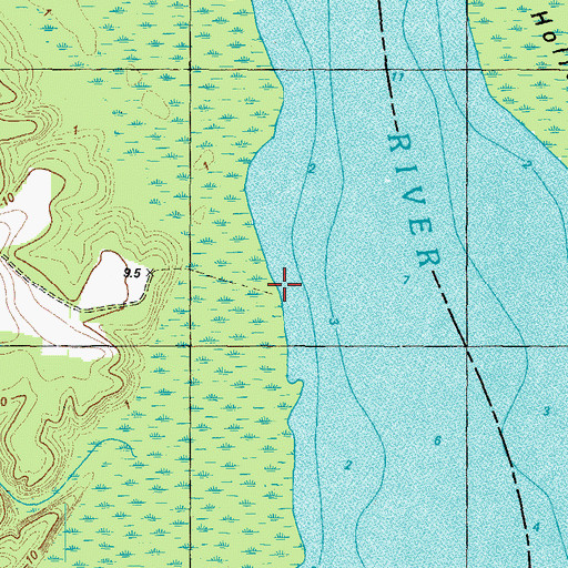Topographic Map of The Harbor (historical), NC