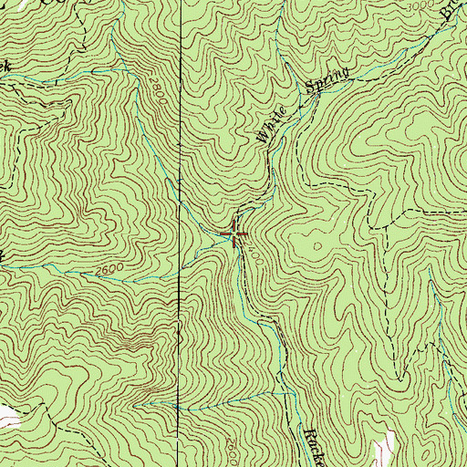 Topographic Map of Ballew Creek, NC