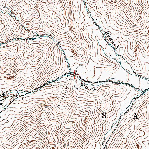 Topographic Map of Reynolds Cove, NC