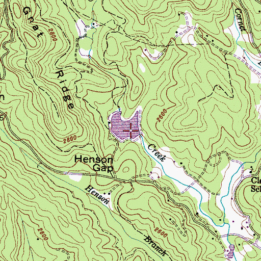 Topographic Map of Wilson Lower Reservoir, NC