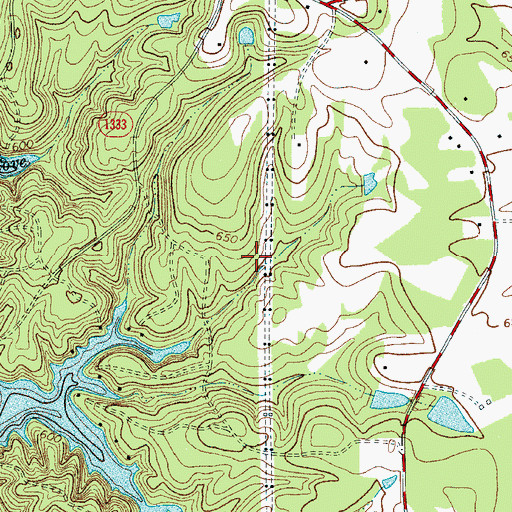 Topographic Map of Township 3-Steele Creek, NC