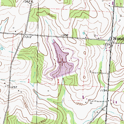 Topographic Map of Lake Viering, OH