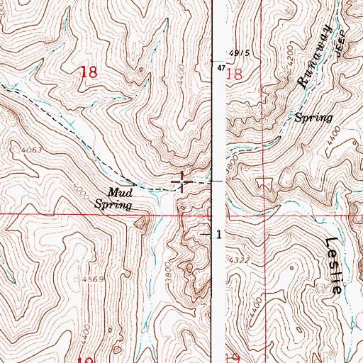 Topographic Map of Runaway Creek, OR