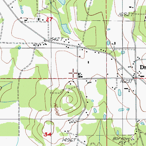 Topographic Map of Silver Crest Elementary School, OR