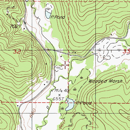 Topographic Map of West Fork Marys River, OR