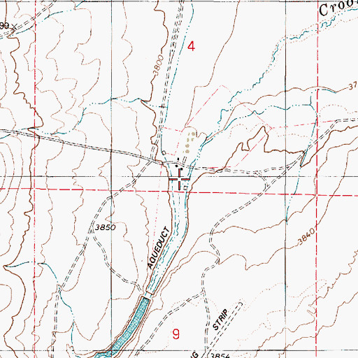 Topographic Map of Anderson Ditch, OR