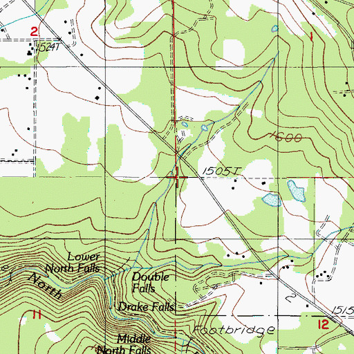 Topographic Map of Hullt (historical), OR