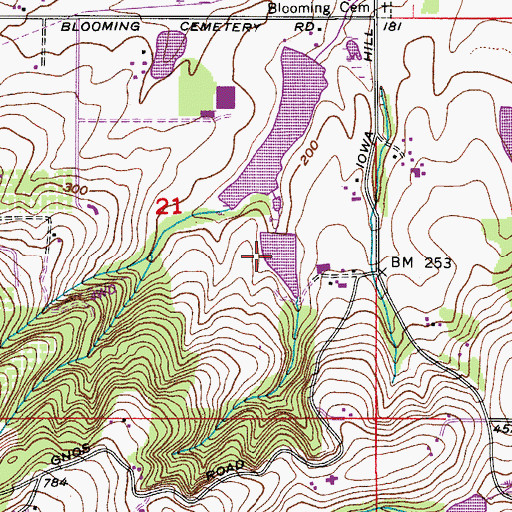 Topographic Map of Unger Dam, OR