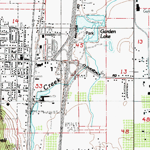Topographic Map of Mazama Timber Pad, OR