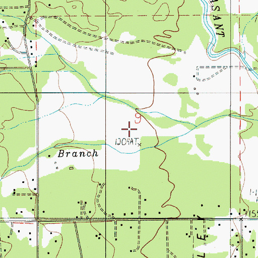 Topographic Map of Brown Gulch, OR
