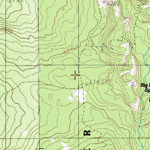 Topographic Map of Alta Lake Trail, OR