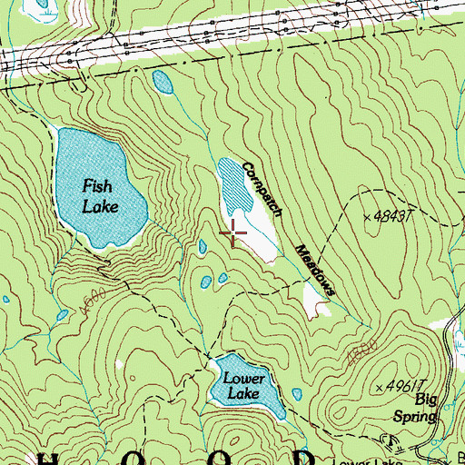 Topographic Map of Cornpatch Meadow, OR