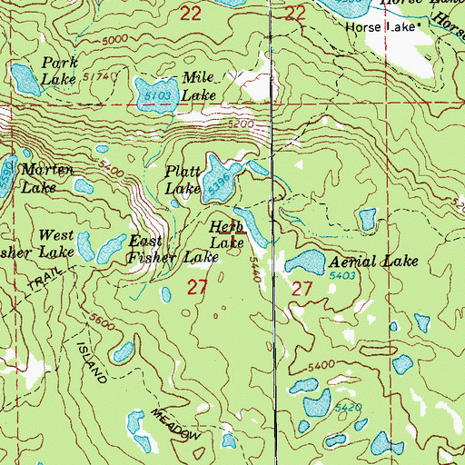 Topographic Map of Herb Lake, OR
