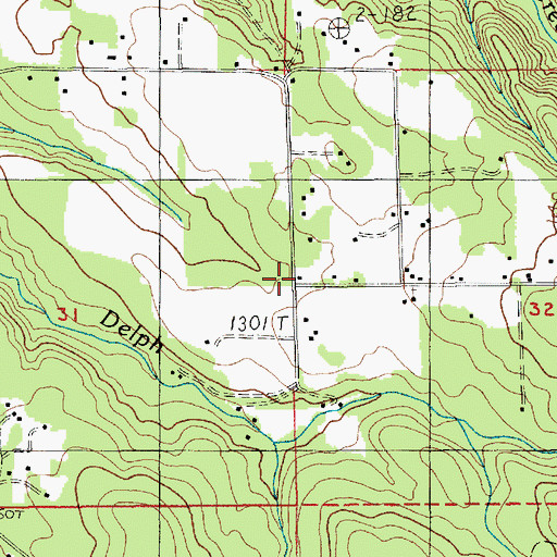 Topographic Map of Porter School (historical), OR