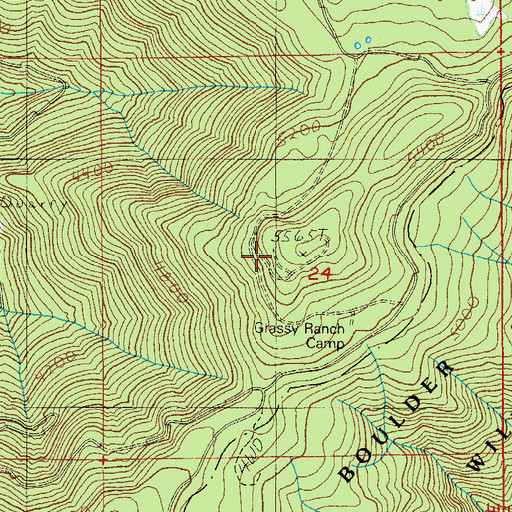 Topographic Map of Reynolds Ridge Lookout, OR