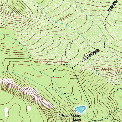Topographic Map of Summit Trail, OR