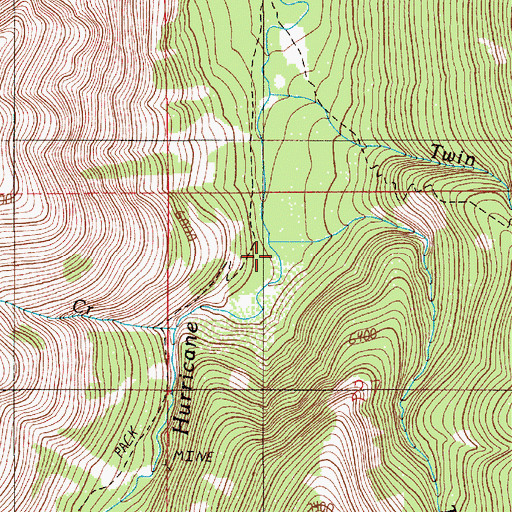 Topographic Map of Thorp Creek, OR