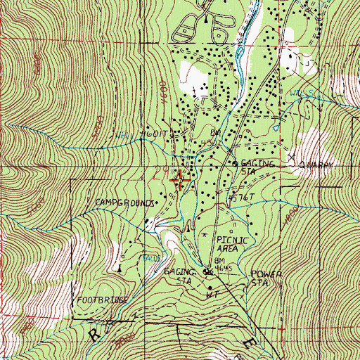 Topographic Map of West Fork Wallowa River, OR
