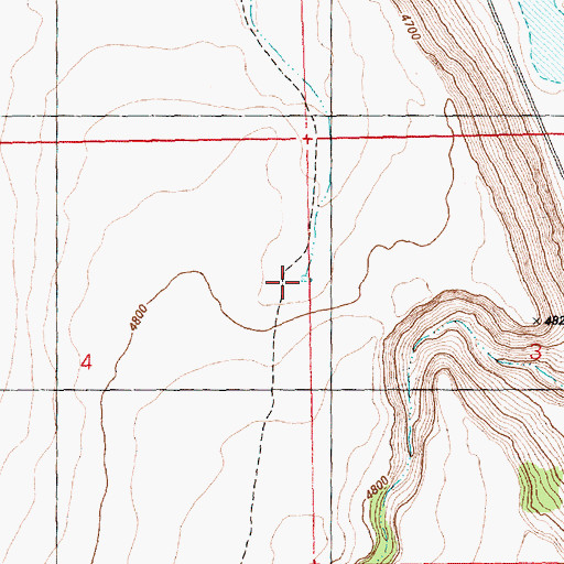 Topographic Map of Windy Waterhole, OR