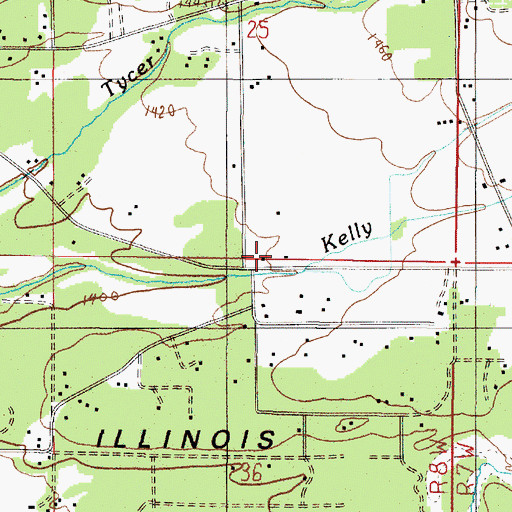Topographic Map of Payne Slough, OR