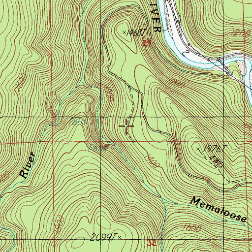 Topographic Map of Clackamas County, OR